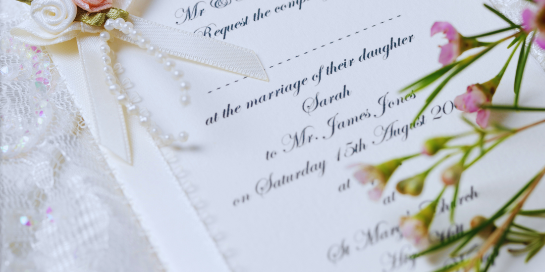 More than paper -- the beginning of your wedding story.