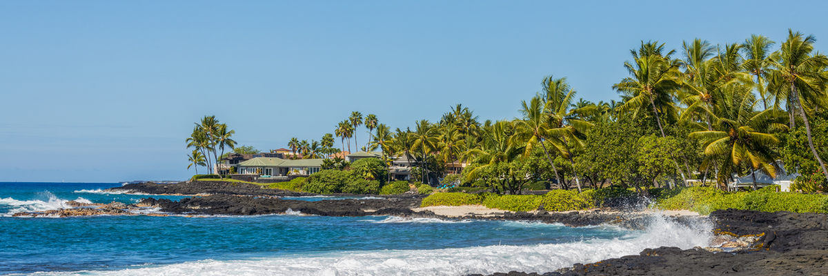 Hawaii Big Island black sand beach
